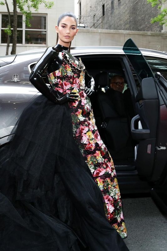 met gala lilly aldridge and maserati 1