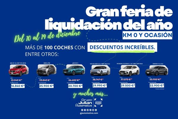 gran liquidación del año en Grupo Julián