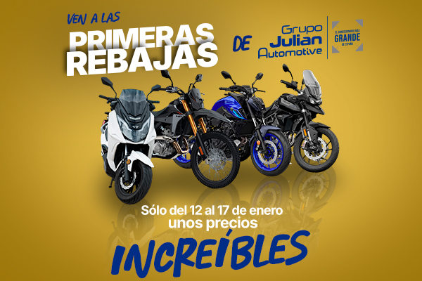 Primeras Rebajas en motos de Grupo Julián Automotive