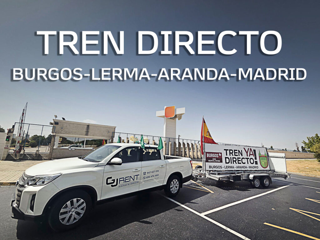 GJA apoya la reapertura del tren directo Burgos - Aranda de Duero - Madrid