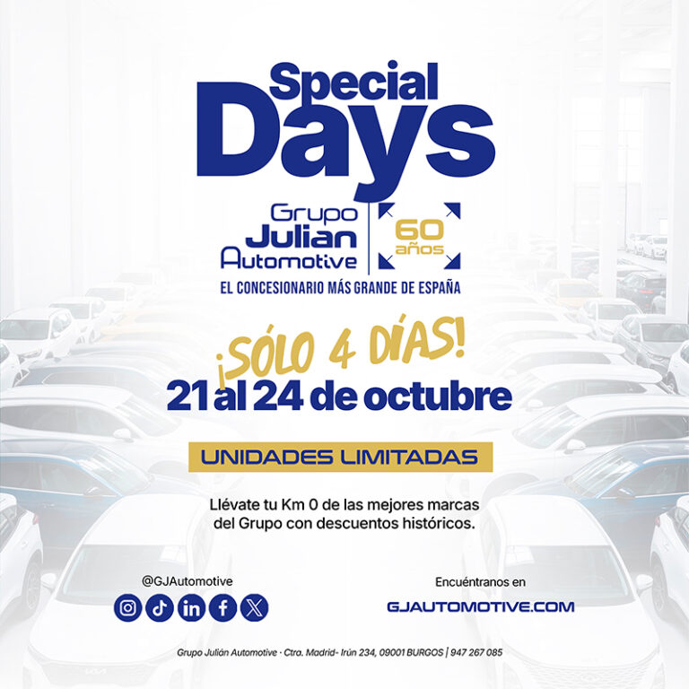 Special Days del 21 al 24 de octubre